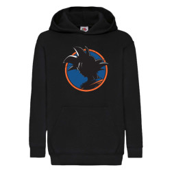 Детски суитчър Dragon Ball Z Tralala Goku Silhouette, Черен, 7-8 г. (128-14...