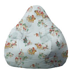 Пуф круша, 220л., Nirvana Hobbit, Santa's Coming To Town, Водоустойчив, Пер...