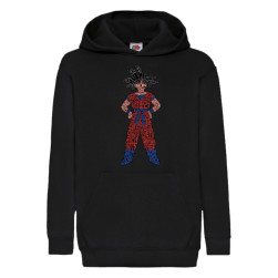 Детски суитчър Dragon Ball Z Tralala Goku 04, Черен, 5-6 г. (116-128)
