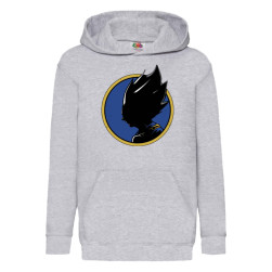 Детски суитчър Dragon Ball Z Tralala Vegeta Silhouette, Светлосив, 12-13 г....