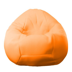 Пуф круша 520л., Nirvana Gigant - Orange, PU кожа, Пълнеж от полистиролни п...