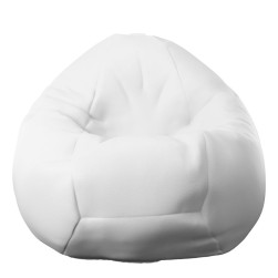 Пуф круша 520л., Nirvana Gigant - White, PU кожа, Пълнеж от Полистиролни пе...