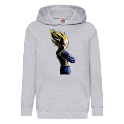 Детски суитчър Dragon Ball Z Tralala Vegeta 04, Светлосив, 9-11 г. (140-152...