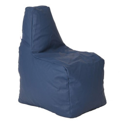 Пуф стол за деца 2-8 г., 120л. Sunlounger Junior - Blue, Еко кожа, Пълнеж о...