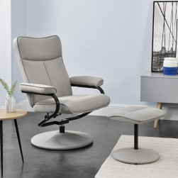 Стол Relax Lohja, размери 108x79x77 см, регулируем с табуретка за крака, бе...