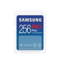 Памет, Samsung 256GB SD Card PRO Plus, UHS-I, Read 180MB/s - Write 130MB/s