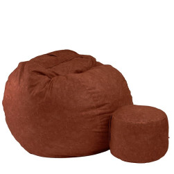 Комплект, Барбарон и табуретка за крака 700л., King Size, Terra, Перящ се к...