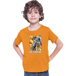 Детска тениска Japan Anime Manga Tralala Saint Seiya Ave Phenix Ikki, Оранж...