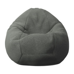 Пуф круша 520л., Nirvana Gigant - Smoke Grey, Перящ се калъф, Пълнеж от Пол...