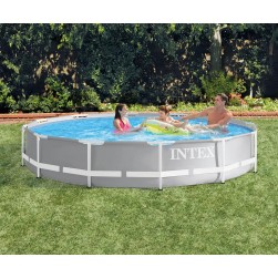 Сглобяем басейн INTEX Prism Frame 366x76 cm с филтърна помпа