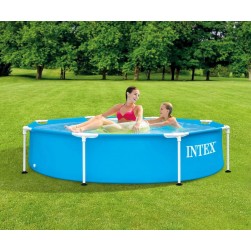 Сглобяем басейн Intex 28205NP, 244x51cm, 1828L, Син'