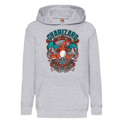 Детски суитчър Japan Anime Manga Tralala Pokemon Charizard, Светлосив, 9-11...