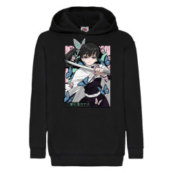 Детски Суитшърт Anime Manga Tralala Demon Slayer Kanao Tsuyuri 01, Черен, 7...