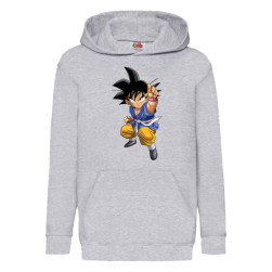 Детски суитчър Dragon Ball Z Tralala Goku 16, Светлосив, 12-13 г. (152-164)