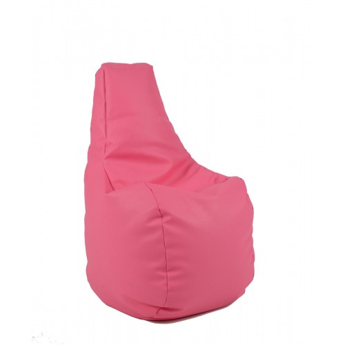 Пуф Pufrelax, стол за деца 2-8 г., 100л. Sunlounger Junior - Roz, Еко кожа,...
