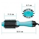Електрическа четка REVLON One-Step Hair Dryer and Volumizer, RVDR5222MUKE MINT, за средна и дълга коса - 4t