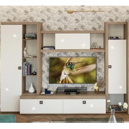 Холна секция Domino Havana L287, SANI, Лява, Дъб хавана и кашмир супер глан...
