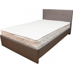 Тапицирано легло SANI с матрак 140x200 тъмно сиво