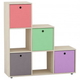 Етажерка, Sani Ben 3x3, Дъб сонома, 90x92.5x30см - 2t