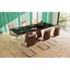 Комплект Трапезени столове Sani Sonic, крем - орех, 2 броя - 2t