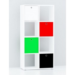 Етажерка Sani Ben New 2x4 Бяла
