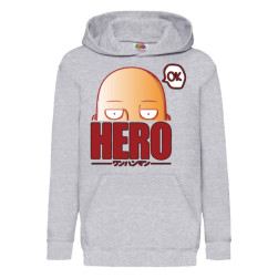 Детски суитшърт Tralala One Punch Man 01, Сив, 7-8 г. (128-140)
