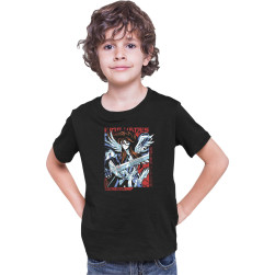 Детска тениска Japan Anime Manga Tralala Saint Seiya King Hades, Черен, 9-1...