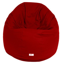 Пуф за деца, 210л., Relaxo - Panama Red, Водоустойчив, Перящ се калъф, Пълн...