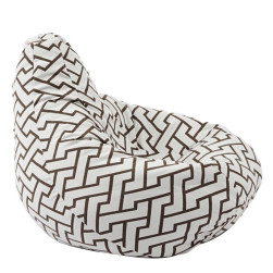 Пуф круша за деца 4-14 г., 160л., Nirvana Light, Zappity Brown, Перящ се ка...
