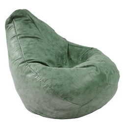 Пуф круша, 220л., Nirvana Hobbit - Silver Garden, Перящ се калъф, Пълнеж от...