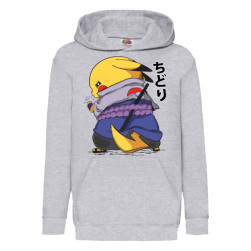 Детски суитшърт Tralala Naruto Pikachu Sasuke, Сив, 12-13 г. (152-164)