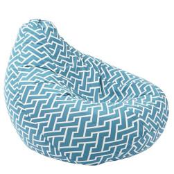 Пуф круша 320л., Nirvana Grande, Zippity Turquoise, Перящ се калъф, Пълнеж ...