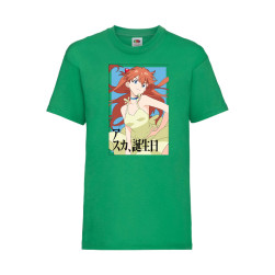 Детска Тениска Anime Manga Tralala Neon Genesis Evangelion Asuka Langley So...
