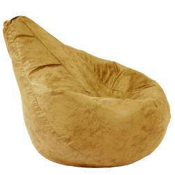 Пуф круша за деца 4-14 г., 160л., Nirvana Light - Amber, Перящ се калъф, Пъ...