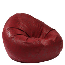Пуф круша 520л., Nirvana Gigant - Cranberry, Перящ се калъф, Пълнеж от Поли...