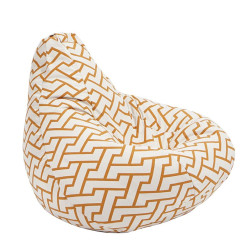 Пуф круша за деца 4-14 г., 160л., Nirvana Light, Zappity Orange, Перящ се к...