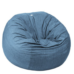 Пуф, Барбарон 800л., King Size XL - Denim, Перящ се калъф, Трансформира се ...