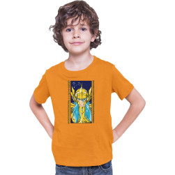 Детска тениска Japan Anime Manga Tralala Saint Seiya Sagittarius, Оранжев, ...