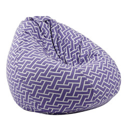 Пуф круша 520л., Nirvana Gigant, Zippity Purple, Перящ се калъф, Пълнеж от ...