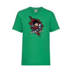 Детска Тениска Anime Manga Tralala Dragon Ball Z Goku chibi, Зелен, 12-13 г...