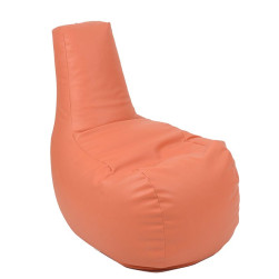 Пуф стол, 230л., Sunlounger Evo - Orange, PU кожа, Пълнеж от полистиролни п...