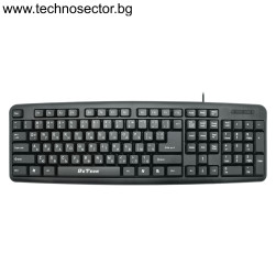 Клавиатура DeTech DE6082, USB, Кирилизирана, Черен - Техносектор БГ - Купи ...