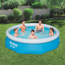 Надуваем басейн, Bestway Fast Set, Кръгъл, 305 x 76 см