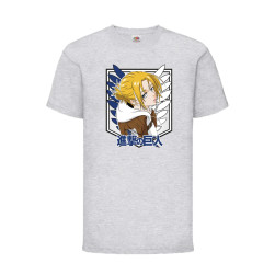 Детска Тениска Anime Manga Tralala Attack on Titan Annie Leonhart 01, Светл...