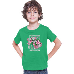Детска тениска Japan Anime Manga Tralala Saint Seiya Andromeda Shun 01, Зел...