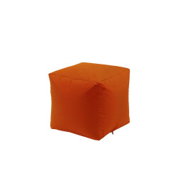Пуф 80л., Табуретка Куб - Teteron Neon Orange, Подходящ за използване на от...