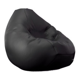 Пуф круша 320л., Nirvana Grande - Back 2 Black, PU Кожа, Пълнеж от полистир...