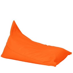Пуф шезлонг, 320л. 130х100см., Kudos - Teteron Neon Orange, Перящ се калъф,...