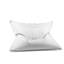 Пуф Голяма възглавница, 350л., Magic Pillow - White, Перящ се калъф, За отк...