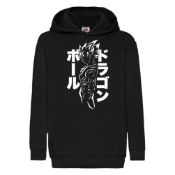 Детски суитчър Dragon Ball Z Tralala Goku 19, Черен, 9-11 г. (140-152)